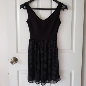 XS BeBop sleeveless black dress